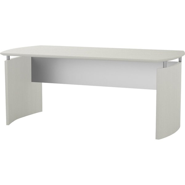 Mayline Curved Desk Medina Desk, Sea Salt, 72" Wx36" Dx29.5" H, 36" D X 29-1/2" H, 72" W X MND72TSS - main