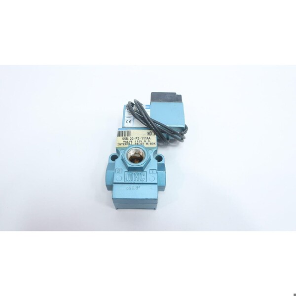 Mac Pneumatic Solenoid Valve 1/2In Npt 150Psi 110-120V-Ac 55B-22-PI-221CA - main