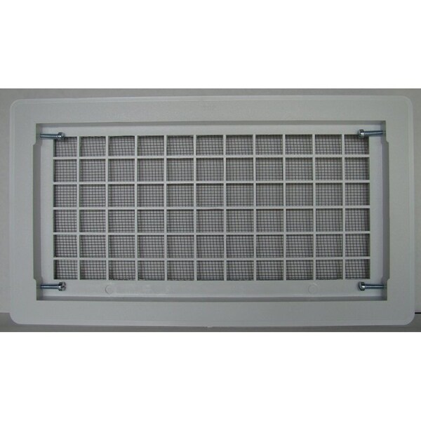 Witten Automatic Vent Co Open Air Grill Fndtn Vent Wht 510WH - main