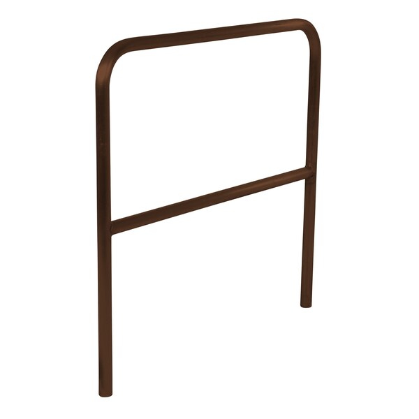 Vestil Aluminum Pipe Safety Railing 48 In. Length Brown ADKR-4-BN - main