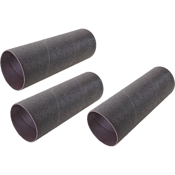 Woodstock 3" Dia. x 9" A/O Hard Sanding Sleeve, 100 Grit, 3PK D4634 - main