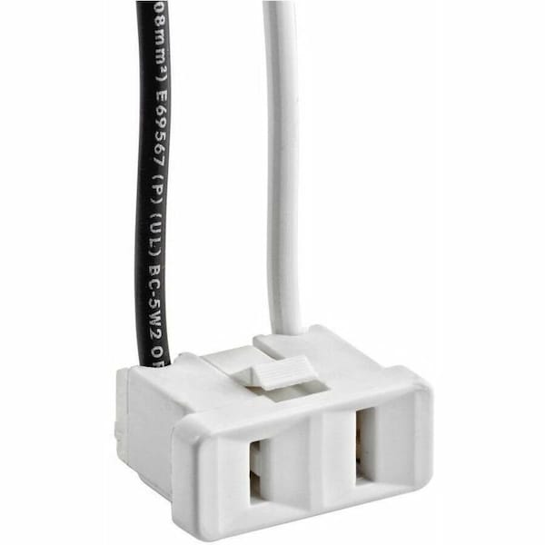 Leviton Snap-In Receptacle 15 Amp, 125 Volt, White 1306-W - main