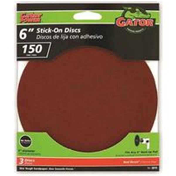 Gator StickOn Sanding Disc, 6 in., 150 Grit 301754 - main