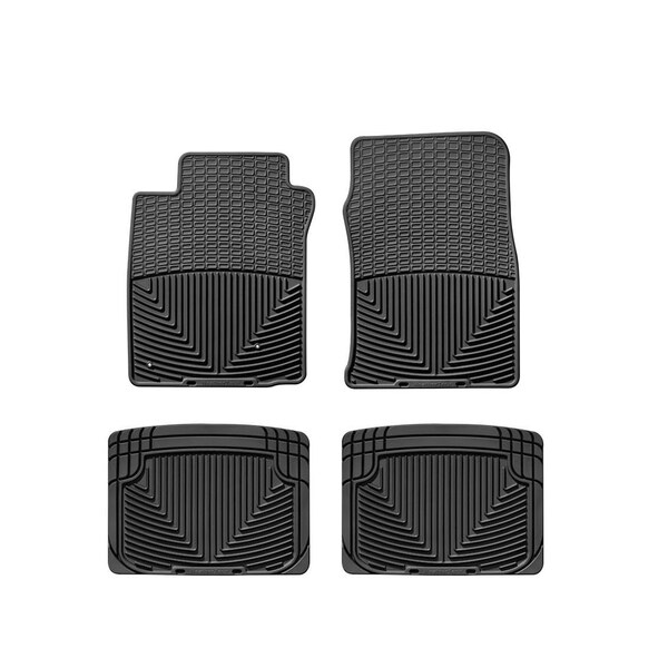 Weathertech Black, Front and Rear All Weather Floor Mats W39-W20 - main
