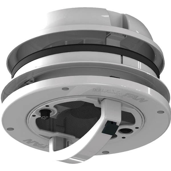 Maxxair Vent INTERIOR ACCESSORIES RV Manual Lift Opening 6 Inch Diameter For 1 Inch Roof Thickness With Screen 00-03812B - main