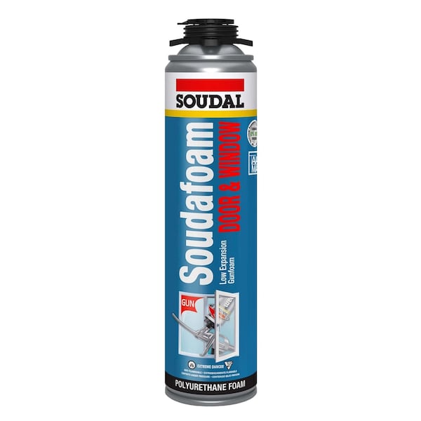 Soudal Usa Soudafoam DOOR & WINDOW Pro Insulating Spray Foam Sealant 24 oz. Champagne, 12PK 116889 - main