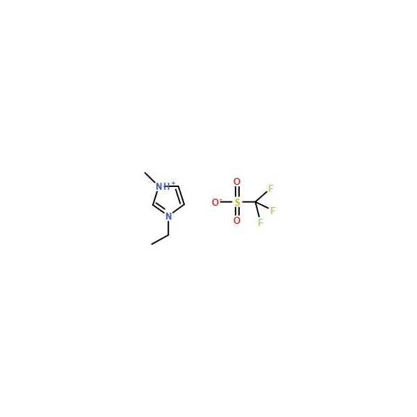 Ak Scientific 1-Ethyl-3-methylimidazolium trifluoromethanesulfonate (25g), CAS 145022-44-2 4390AD-25g - main