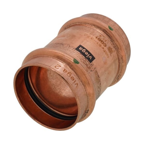 Viega ProPress couplingWith stop P1 2 P2 2 copper 78072 - main