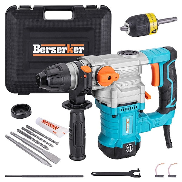 Edendirect 1050W SDS Plus Rotary Hammer, 4000 BPM, 850 RPM, 3.85KG Power Drill for Heavy-Duty Work IR-BSK-25M - main