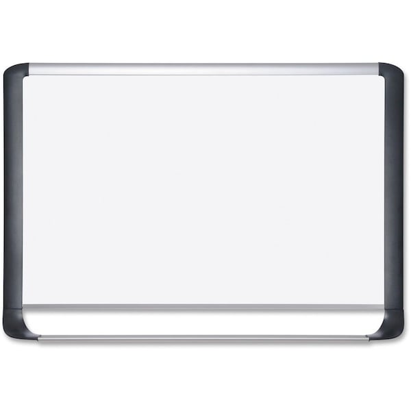 Mastervision MVI Magnetic Steel Dry Erase Board, Easy Clean, Scratch Resistant, 48x96", Black Frame MVI210201 - main