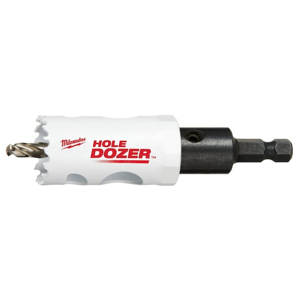 Milwaukee Tool 1-1/8" HOLE DOZER Bi-Metal Hole Saw with Arbor 49-56-9663 - main