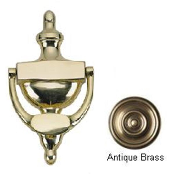 Camp Usa Traditional Door Knocker 8 in. Antique Brass CA2531791 - main