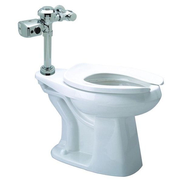 Zurn Sensor Flr Mnt, ADA Systm- Z5665-Bwl Elngted, Vitreous Water Clst w/Bttry 1.1GPF Z.WC3.AS - main