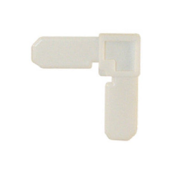 Prime-Line 4Pk 3/4X7/16 Wht Corner PL 7726 - main