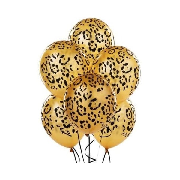 Loonballoon LEOPARD Spots Gold 12 Jungle Latex Helium Balloons Birthday Party Baby Shower lucky-B01FTXOCBK - main