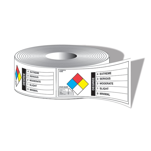 Accuform NFPA DIAMOND IDENTIFIER ROLL LABELS LZN125PS - main