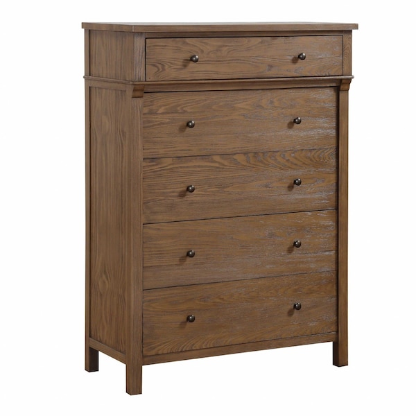 Homeroots 18" X 38" X 52" Reclaimed Oak Wood Chest 347187 - main