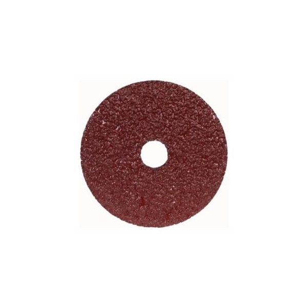Norton Co F240 AO Coated Fiber Disc, 4-1/2 in x 7/8 in, 120 Grit, Center Mount, 25PK 547-66623353314 - main