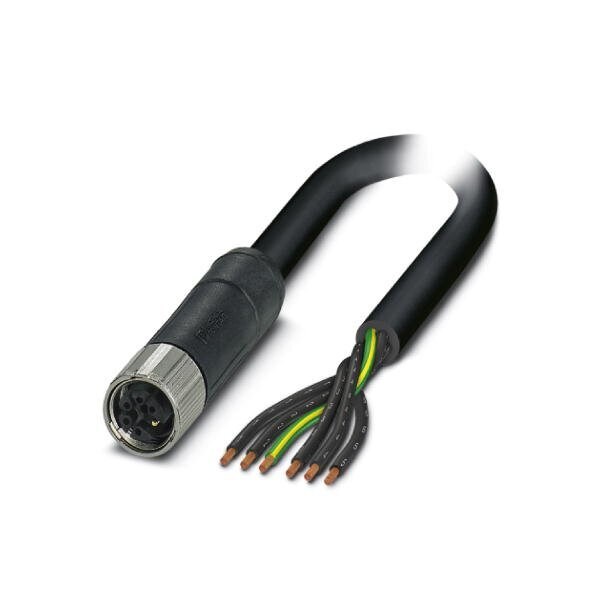 Phoenix Contact SAC-6P- 1 5-PUR/M12FSM PE Power cable 1414901 - main