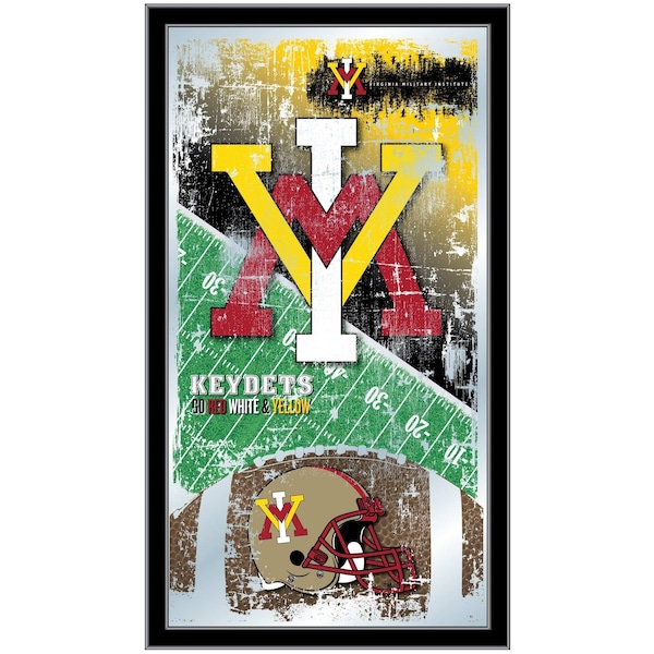 Holland Bar Stool Co Virginia Military Institute 15" x 26" Football Mirror MFtblVAMilI - main