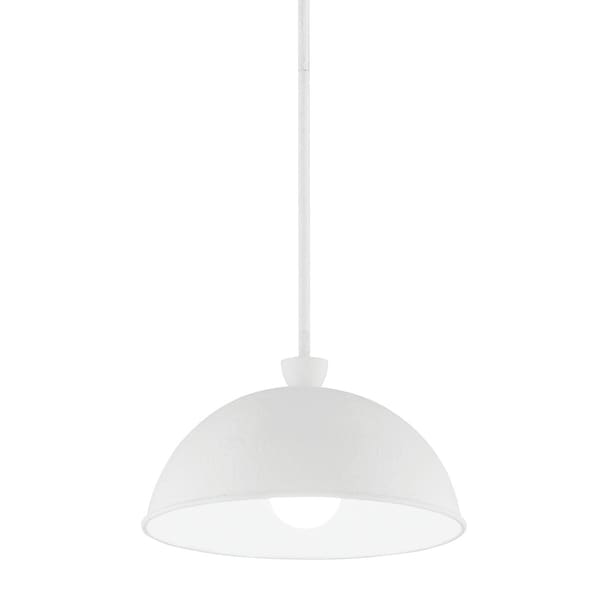 Troy Lighting Tygo 1 Light Pendant 14 In. Gesso White F3114-GSW - main