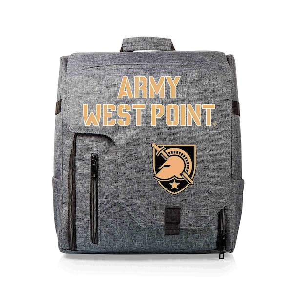 Picnic Time Family Of Brands Army Black Knights - Commuter Travel Backpack Cooler, Heathered Gray 651-00-105-764-0 - main