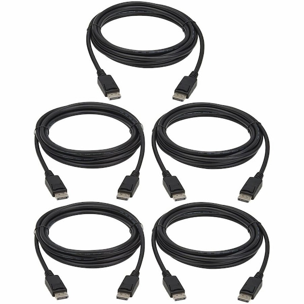 Eaton TRIPP LITE SERIES 4K DISPLAYPORT CABLES WITH LATCHING CONNECTORS (M/M) - 4K 60 H P580-010-5PK - main