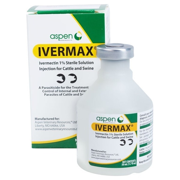 Generic Ivermectin Injection, Vet use, 1%, 50mL 21291630 - main