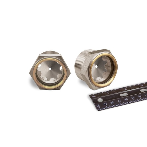 Oil-Rite Gasketed Window Sight With Reflector 1-1/4 Npt Viton B1740-16V - main