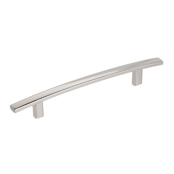 Amerock Cyprus 5-1/16 inch (128mm) Center-to-Center Polished Nickel Cabinet Pull, 25PK 25VMP9362PN - main