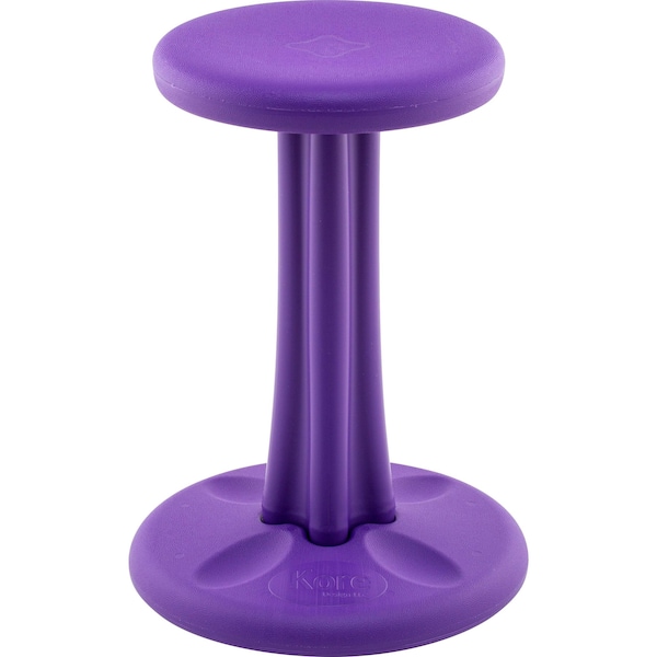 Kore Design Pre-Teen Kids Wobble Chair for Schools, Classrooms, 18.7in tall, Active Seating, Purple 803910 - main