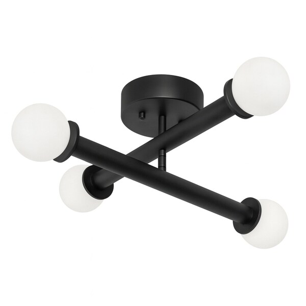Afx Lane - LED Flush Mount - Black LANF20LAJUDBK - main