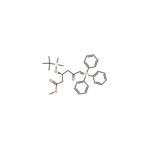 Ak Scientific Methyl (3R)-3-(tert-butyldimethylsilyloxy)-5-oxo-6-triphenylphosphoranylidene hexanoate (250mg), CA R420-250mg - main