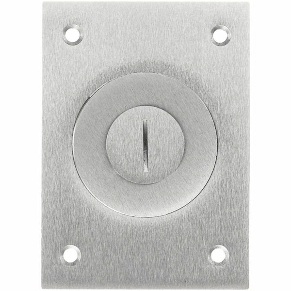 Hubbell Wiring Device-Kellems Box Cover, Floor Box Type, 1 Gang, Aluminum SA2425 - main