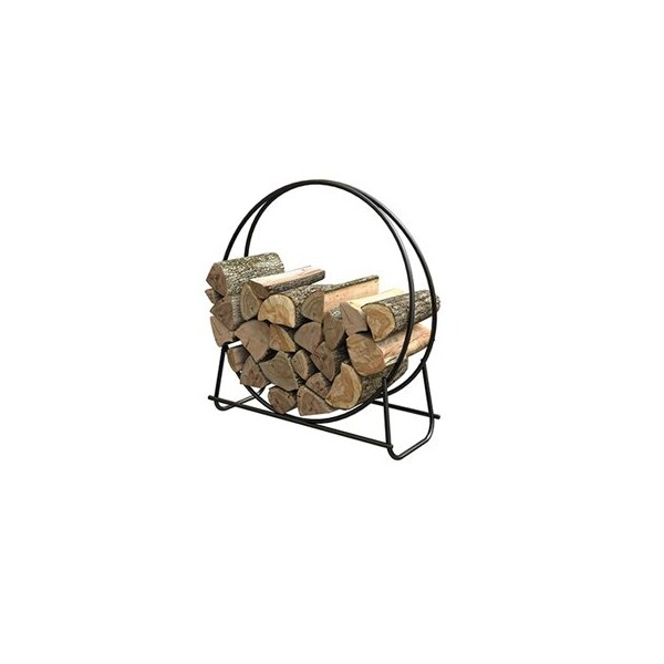 Open Hearth Log Hoop 40 in.Tube Stl Blk 15209 - main