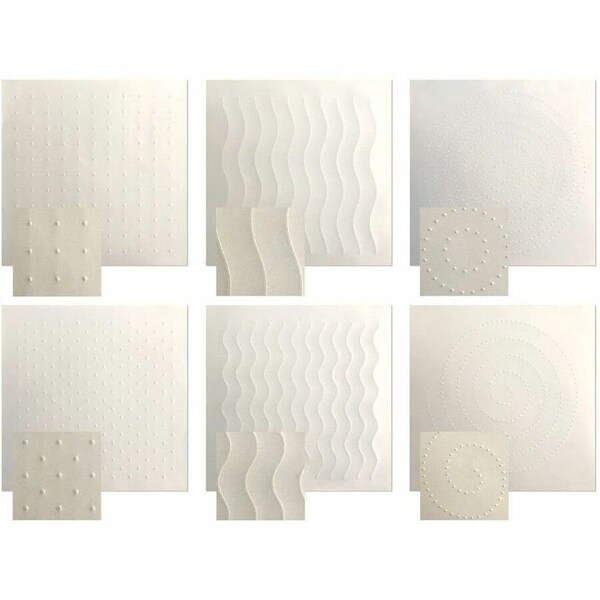 Roylco Sensory Paper, 6 Designs, PK72 R15413 - main