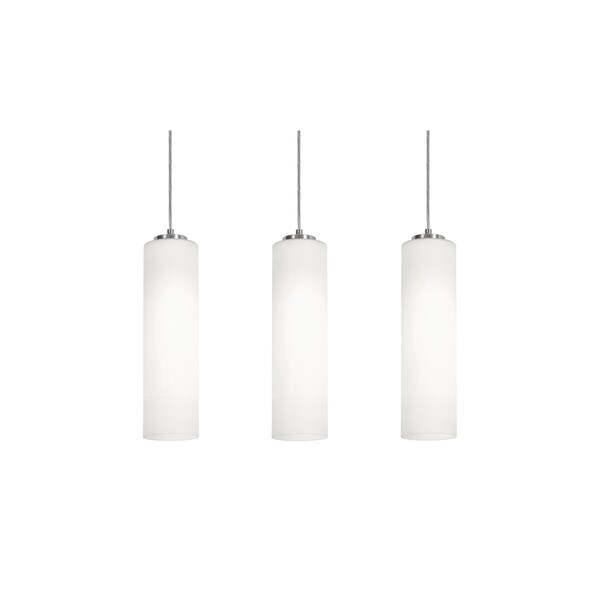 Afx Leo 3-Light Linear Pendant, 120V, 60W, Satin Nickel LEOP0412MBSNLNR3 - main