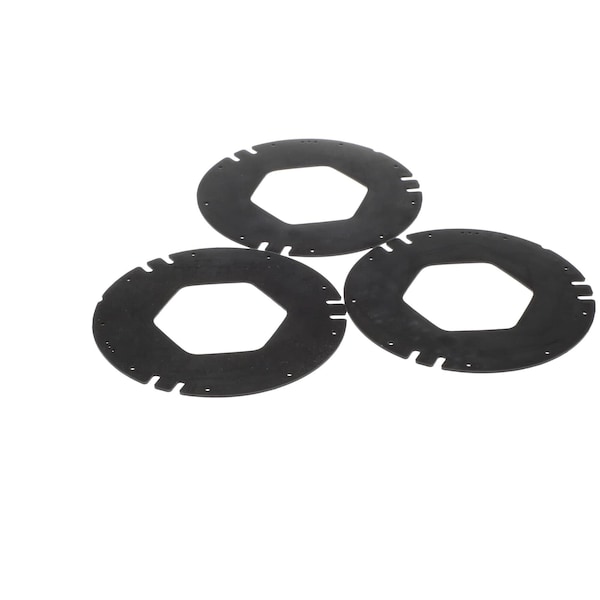 San Jamar Gasket, Large, Black, Cup Dispensor, 3PK XC2222LBK - main