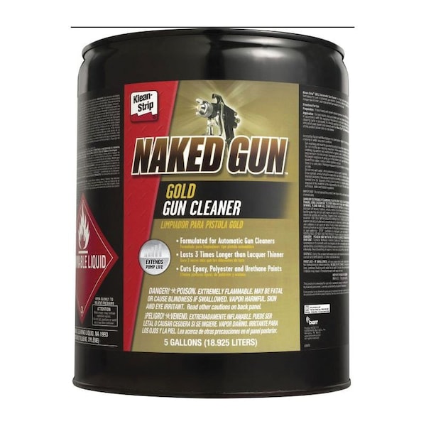 Klean-Strip Automotive Naked Gun Gold Gun Cleaner, <=534 g/L VOC, 5 Gallon Pail CGC111 - main