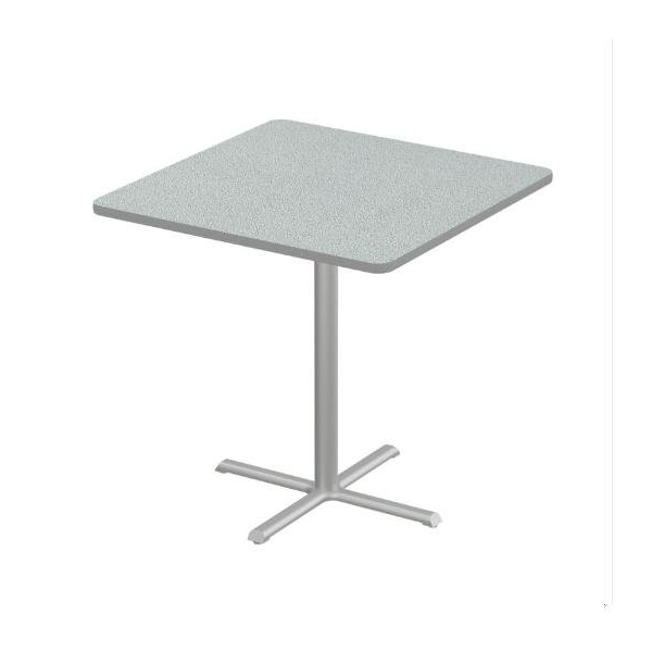Correll Square Cafe Table, 42 in W, 42 in L, 42 in H, Particleboard Top, Gray Granite SXB42S-15-98-13 - main