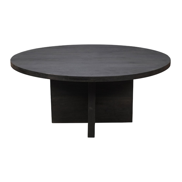 Homeroots 60" Gray Rounded Solid Wood Pedestal Base Dining Table 488706 - main