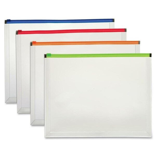 Globe-Weis Zip Envelopes- Letter- Assorted 84192 - main