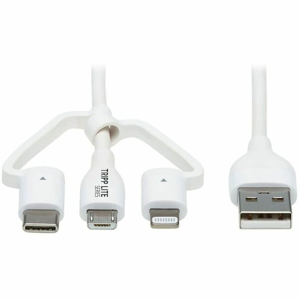 Eaton EATON Universal USB-A To Lightning USB Micro-b And USB-C Sync/charge Cable M101AB-004-LMCW - main