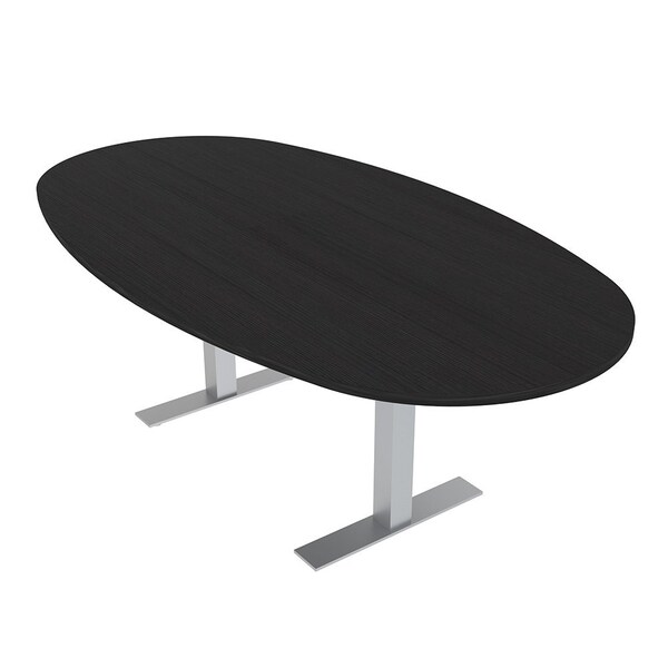 Skutchi Designs 6 Person Conference Table With Power Unit | 6' Boval Table | Harmony Series HAR-BOVL-48X72-T-U999ST19-NA - main