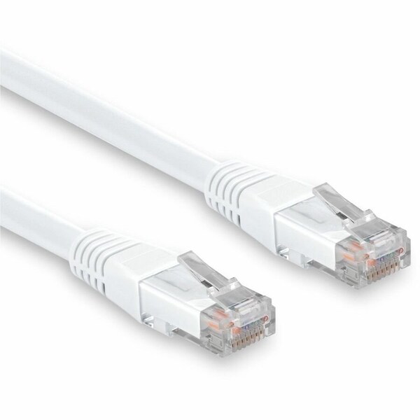 Rocstor 2 FT CAT6 ETHERNET CABLE - MOLDED -WHITE Y10C808-WT - main