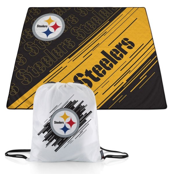 Picnic Time Family Of Brands NFL Pittsburgh Steelers - Impresa Picnic Blanket 819-01-999-256-2 - main