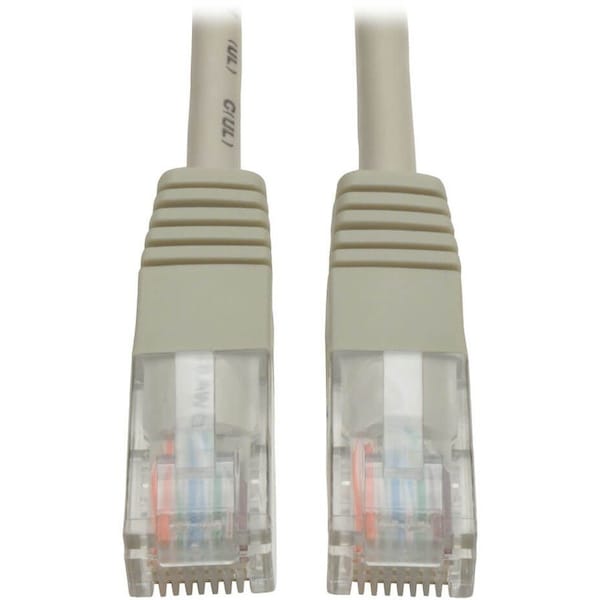 Tripp Lite CABLE, CT5E, PATCH, 50ft, GY, 10PK TRPN002050GY - main