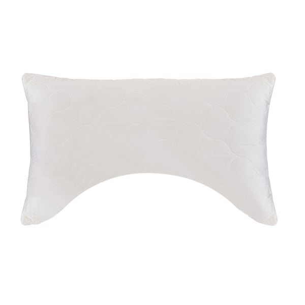 Homeroots Cotton Wool Hypoallergenic Ergonomic Standard Size Bed Pillow 551582 - main