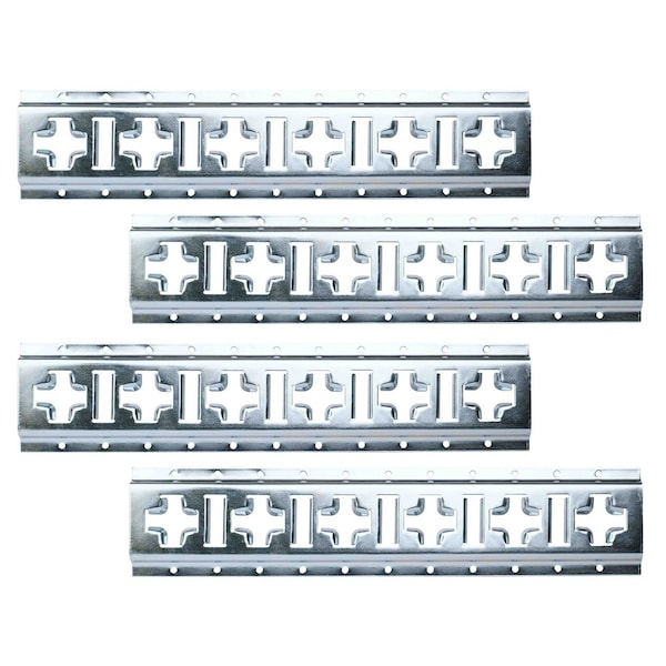 Mytee Products E Track Horizontal & Vertical Cross 5 ft. Galvanized Trailer Truck, 4PK ETKC5x4 - main