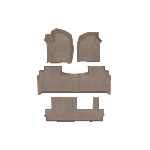 Weathertech Tan, Front and Rear and Rear FloorLiner HP 451632-1-2-6IM - main